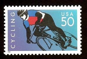 3119b 50c Cycling MNH