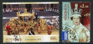 Australia SG3969/70 2013 Diamond Jubilee Set Used