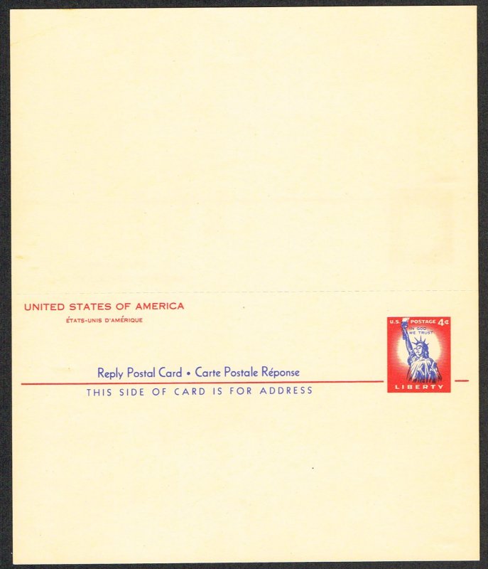 United States Reply Card Scott UY16