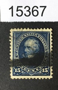 US STAMPS # 274 USED AKRON,OH CV. $18 LOT #15367