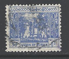 Burma Sc # 142 used (RS)