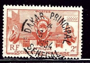 French West Africa 45 Used 1947 issue    (ap2703)