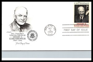 #1383 Dwight D. Eisenhower – Artmaster Cachet