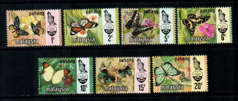 Pahang #90-96  MNH  Scott $8.25