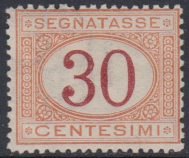 Italy Regno - Sassone Tax n. 7 - cv 6600$  MH*- FINE CENTERED