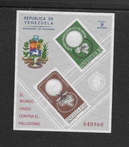 Venezuela C819a MNH S/S x 30, vf. 2022 CV $127.50