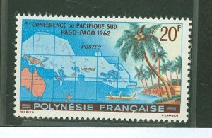 French Polynesia #198 Unused Single