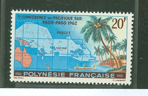 French Polynesia #198 Unused Single