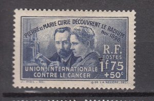 J43837 JLStamps 1938 france mh #b76 curie