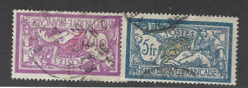 France SC#129-130 Used F-VF...Worth a Close Look!