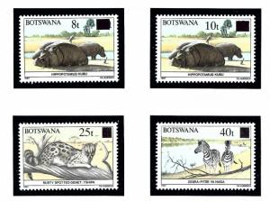 Botswana 506-09 MNH 1992 Surcharges