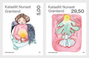 2022 Greenland Environment (2)  (Scott NA) MNH