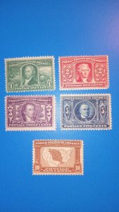 *REDUCED* Sc# 323-327 MNH/MLH 1904  LA Purchase