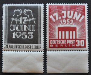 DYNAMITE Stamps: Germany Scott #9N99, 100 – MNH