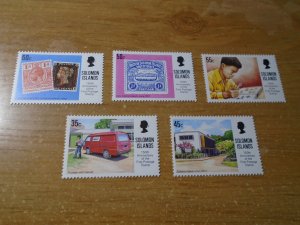 Solomon Islands  #  673-77  MNH