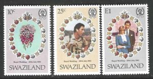 Swaziland 382-384   MNH SC:$1.30