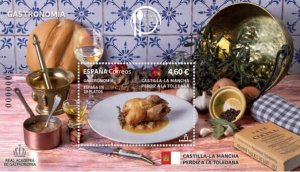 Spain 2023 MNH Stamps Souvenir Sheet Traditional Gastronomy Food Partridge