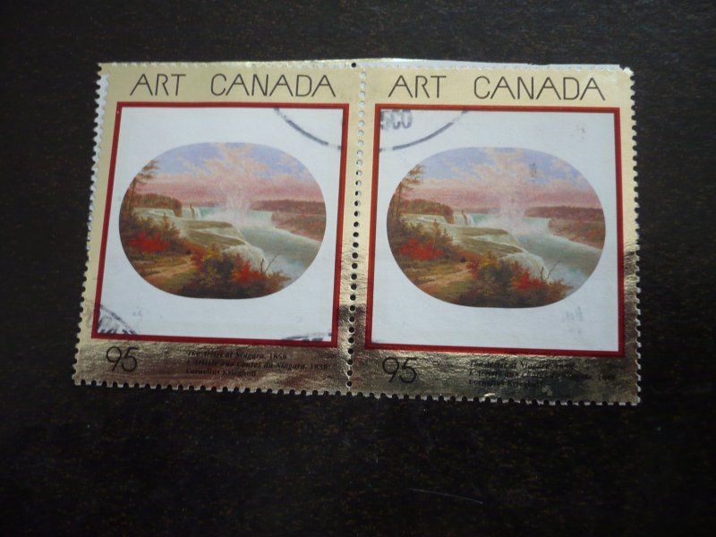 Stamps - Canada - Scott# 1863 - Used Pair of Stamps