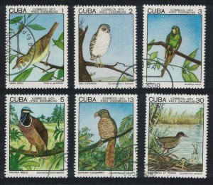 Caribic Birds 1st series 6v 1975 CTO SG#2214-2219