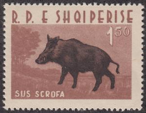Albania #641 Wild Boar MH