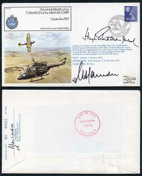 FF39C 25th Ann Formation Army Air Corps Signed by H. Stockwell M.B. Farndale (C)