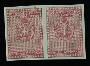 Serbia c1900. Proofs - Revenue Stamps US 2 