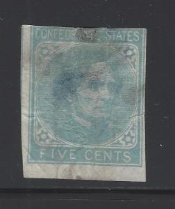 1862 CSA - Scott# 6 - Used? - Creases - Forgery? (BV22)