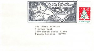 STAN STATION STAN NORTH CAROLINA ZIP 27356 SPECIAL CANCELLATION CHRISTMAS 1990