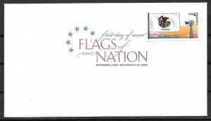 2008 Sc4289 Flags of Our Nation: Illinois FDC