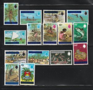 Tuvalu 1-15 Set MNH Overprints (C)