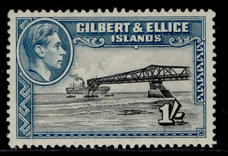 GILBERT AND ELLICE ISLANDS GVI SG51a, 1s, M MINT. Cat £20.