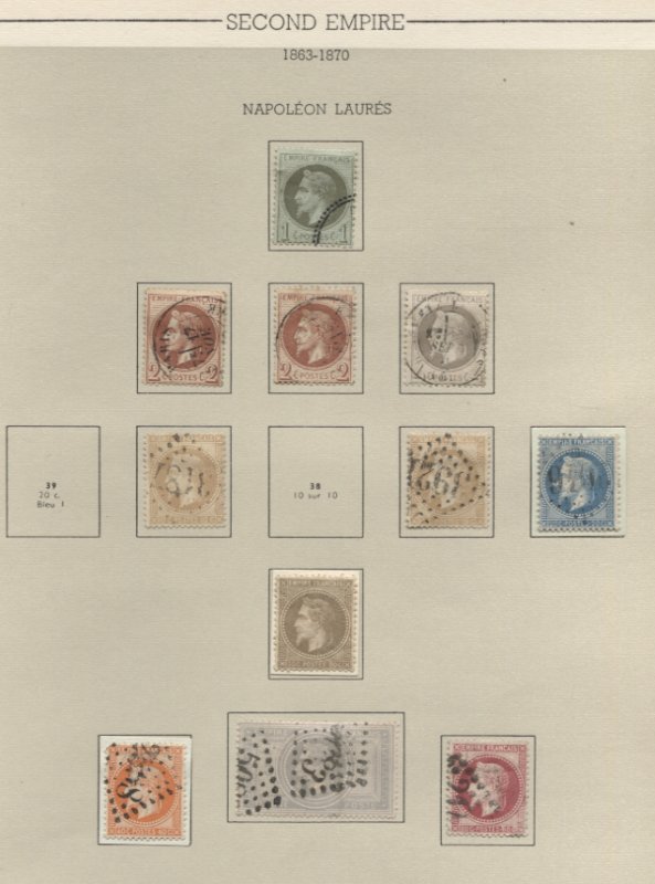 France Used CV$4500.00 Old-Time Classic Collection 1849-1900