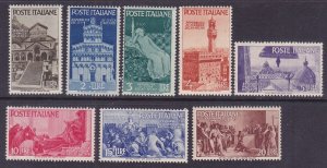 Italy 478-85 MNH OG 1946 Proclamation of the Republic Full 8 Stamp Set VF