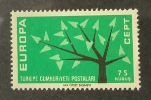 Turkey 1962 Scott 1553 MNH - 75k, Europa, common design