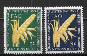 United Nations 23-24 Food and Agriculture Organization set MNH