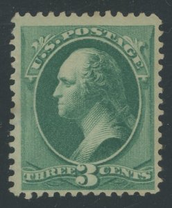 USA 184 - 3 cent Soft Porous - F/VF Mint no gum