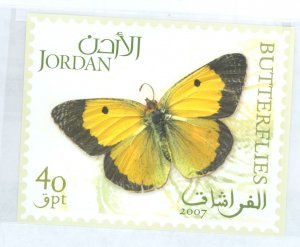 Jordan #1887  Souvenir Sheet (Butterflies)