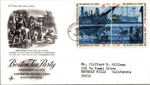 FDC 1973 SC #1483a Artcraft Cachet - Boston MA - Block Of 4 - J1815