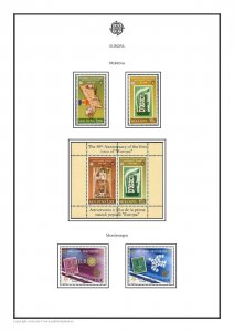 50 years Europa CEPT PDF (DIGITAL)  STAMP ALBUM PAGES