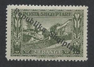 ALBANIA SC# 185 VF OG 1925