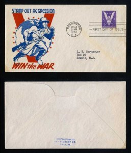 # 905 First Day Cover addressed with Coulthard cachet dated 7-4-1942 - # 2