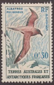 French Southern and Antarctic Territories 12  Albatros In Flight 1959