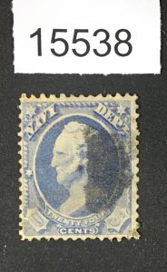 MOMEN: US STAMPS # O43 USED $85 LOT #15538