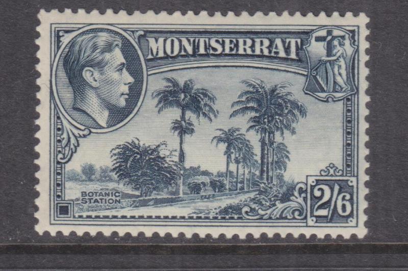 MONTSERRAT, 1938 KGVI, perf. 13, 2s.6 Slate Blue, lhm.