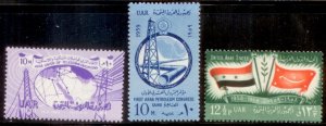 Egypt 1958 SC# 464-6 MNH-OG E186