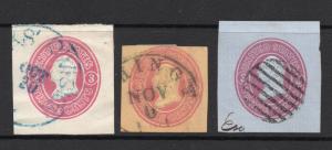 Sc# U34 - U36 Used Cut Squares  -  Lot 0918096