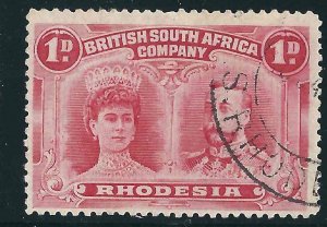 Rhodesia 102 SG 123 Used F/VF 1910 SCV $4.50