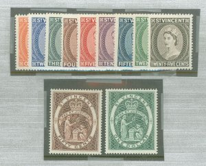 St. Vincent #186-196v Mint (NH) Multiple