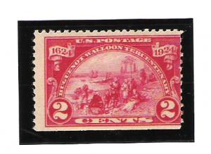 U.S. Scott #615 Mint NH 2c Huguenot-Walloon 2018 CV $7.00