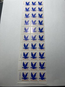Scott 2877 2 columns 20 stamps from UL sheet plate # (A161915) M NH OG ach